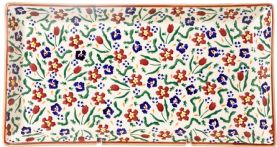 Nicholas Mosse Rectangular Plate Large Wild Flower Meadow